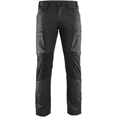 Afbeelding van Blaklader Service werkbroek met stretch 1459 1845 Grijs/Zwart C46