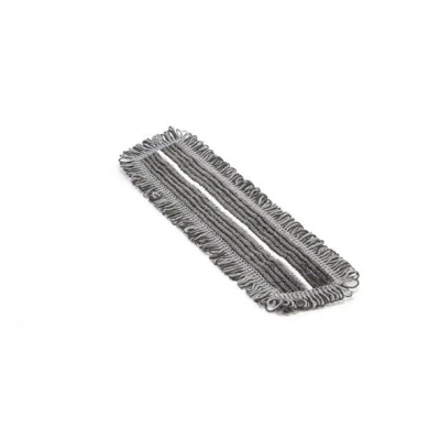 Afbeelding van Vikan Moppen Microfibre Damp 47 Microvezel Vlakmop Donkergrijs Pocket 400mm