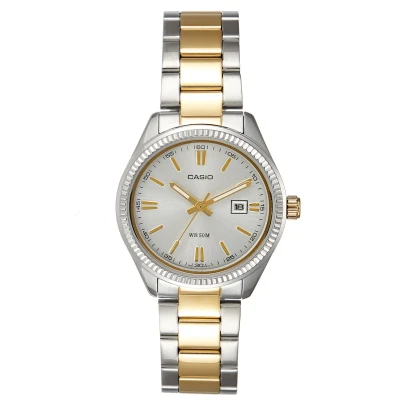 Afbeelding van Casio LTP 1302PSG 7AVEG Dameshorloge bi color 30 mm