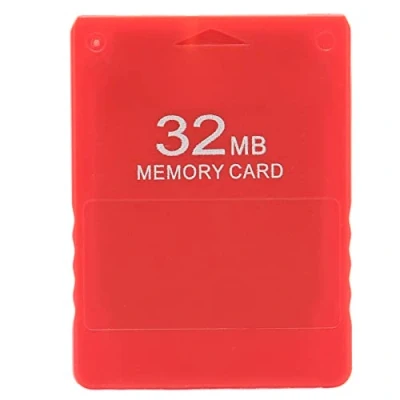 Afbeelding van Geheugenkaart voor PS2, 32MB High Speed ​​Game Plug en Play FMCB1.966 Externe Datakaart Playstation 2 PS2 Game Console(rood)