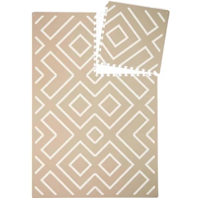 Afbeelding van Eeveve foam speelmat 180x120 cm modern blocks woestijnzand