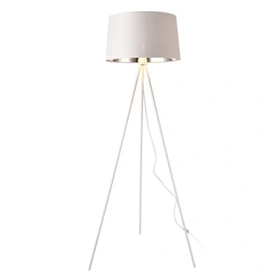 Afbeelding van Vloerlamp staande lamp 150 cm Manchester E27 wit