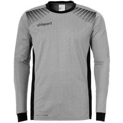 Afbeelding van Uhlsport Goal Keepersshirt Kind Donker Grijs Melange Zwart Maat 128