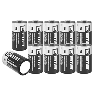 Afbeelding van EEMB ER14250 1/2AA 3,6V lithiumbatterij Li SOCL₂ niet oplaadbare batterij XL 050F SB AA02 LS14250 TL 5902 2150 voor Dogwatch Hondenhalsband en bewegingsmonitor/huisbeveiliging/alarmsysteem (10)