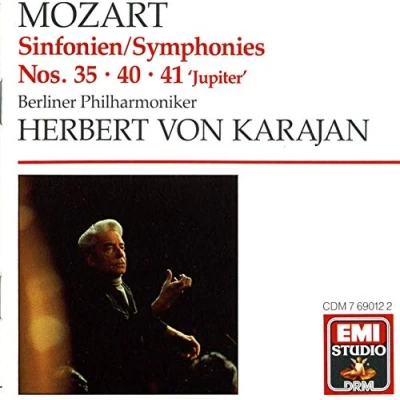 Afbeelding van 1 CD MOZART SYMPHONIES 35, 40 &amp; 41 BERLINER PHILHARMONIKER / HERBERT VON KARAJAN