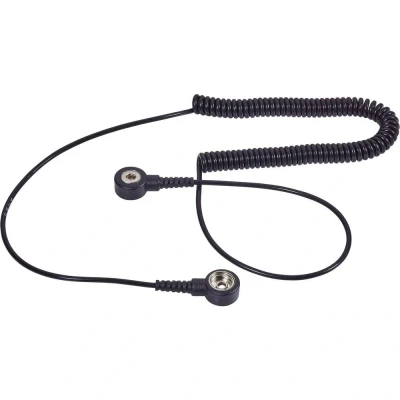 Afbeelding van Wolfgang Warmbier 2100.752.3.10 ESD aardingskabel 2.40 m Drukknop 10 mm, 3 mm