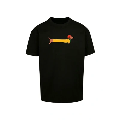 Afbeelding van Merchcode Christmas DOG Tshirt print, Heren, Maat: Medium, Black