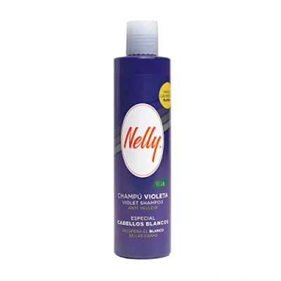 Afbeelding van Nelly Shampoo witte haren, 6 blikjes 250 ml, totaal: 1500 ml