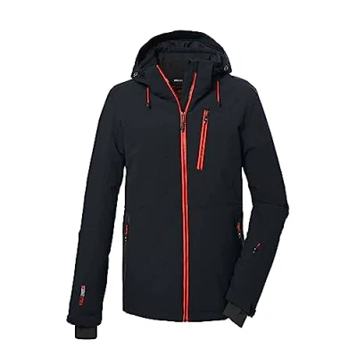 Afbeelding van killtec Heren SKI jack/jack in donslook met afritsbare capuchon en sneeuwvanger KSW 68 MN QLTD JCKT, black, XL, 39732 000