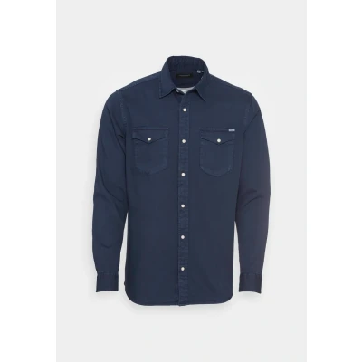 Afbeelding van Jack &amp; Jones Jjesheridan L S NOOS Overhemd, Heren, Maat: Medium, Dark navy