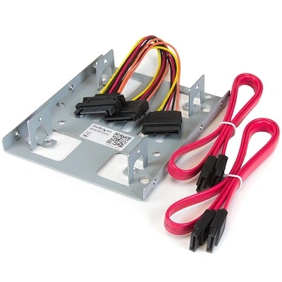 Afbeelding van StarTech.com Dubbele 2,5 inch naar 3,5 HDD steun voor SATA harde schijven inc