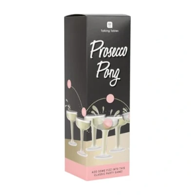 Afbeelding van Het originele partyspel, leuk drankspel, alternatief voor bierpong verjaardagen, feestdagen, oudejaarsavond, kerst en champagnefeesten, roze (12 glazen 3 ballen)
