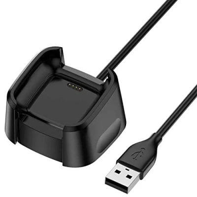 Afbeelding van TECHGEAR Vervangingskabel USB oplader compatibel met Fitbit Versa 2 / SE, laadstation voor SE hartslag en fitnessactiviteit