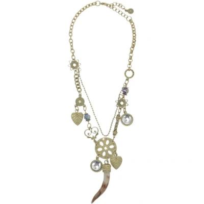 Afbeelding van Behave Ketting vintage goudkleur 45 cm met hanger