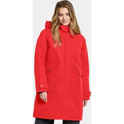 Afbeelding van Didriksons Josefine WNS 2 Winterjas, Dames, Maat: 42, Red