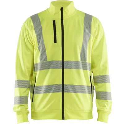 Afbeelding van Blaklader High Vis Sweatshirt met rits 3563 2538 Geel 4XL