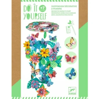 Afbeelding van Djeco knutselset diy bloemenmobiel