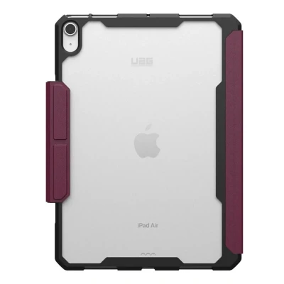 Afbeelding van Apple iPad Air 5 (2022) Hoes: UAG Essential Armor Shockproof/Valbescherming Bookcase,Sleepcover Bordeaux Tablet Hoezen