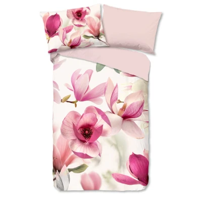 Afbeelding van Good Morning Dekbedovertrek &quot;magnolia bloemen&quot; Multi (140x200 cm) Katoen
