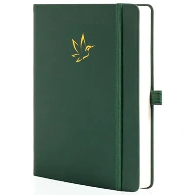 Afbeelding van MGGAO Lined journal Notebook, voor het schrijven, college Wide Lined, met 320 pagina&#039;s, hardcover notebook journaling, 100 g/m² dik papier, A5 formaat, werk business studie