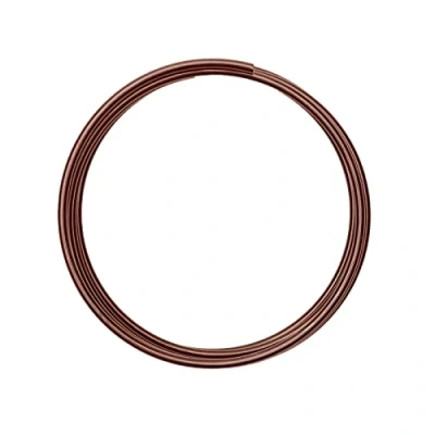 Afbeelding van Vaessen Creative Aluminium draad 4 mm 2 m chocolade, 200 x 0,4 cm