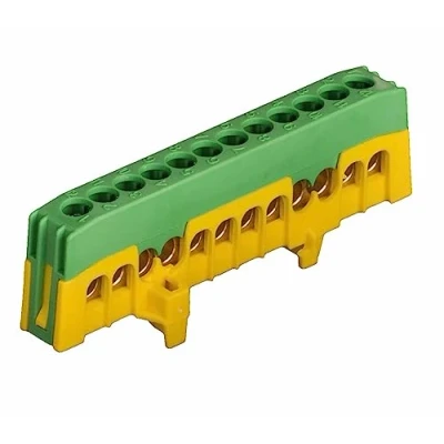 Afbeelding van Universele DIN rail aardklem 12 voudig