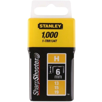Afbeelding van Stanley nieten 6mm type H 1 TRR134T (Per 1000 stuks)