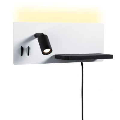 Afbeelding van Paulmann Serra 71102 Wandlamp 5.5 W LED Wit (mat), Zwart (mat)