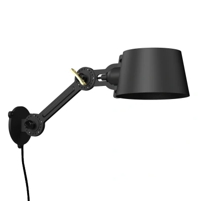 Afbeelding van Tonone Bolt Sidefit wandlamp small met stekker Smokey Black