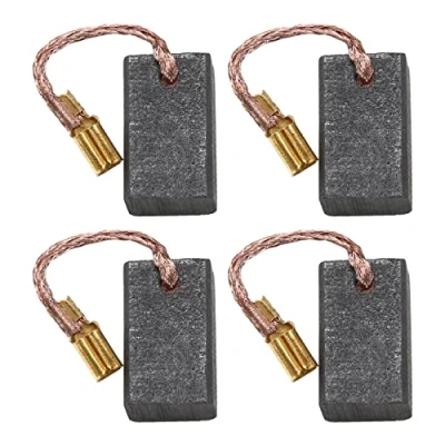 Afbeelding van ECSiNG 2 paar koolborstels compatibel met Bosch GWS 17 125 CIE Power Tool Accessoires automatische stopfunctie 1607000V37 6x10x17mm