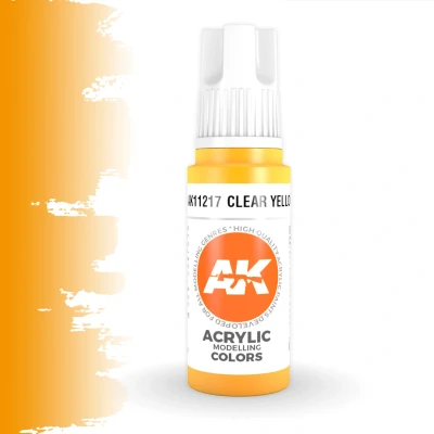 Afbeelding van Clear Yellow Acrylic Modelling Colors 17ml AK11217