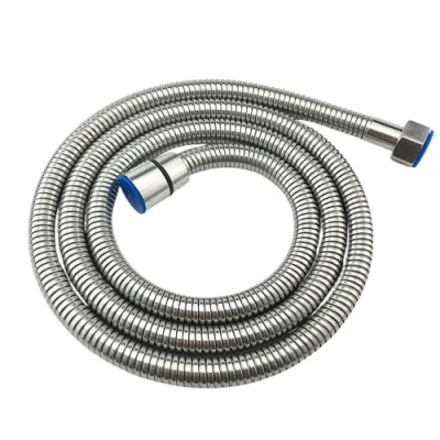 Afbeelding van Doucheslang roestvrijstalen, 2 meters, shower hose met bescherming tegen verdraaiing, standaard 1/2 inch aansluiting, 360 anti kronkelende douchepijp lage weerstand