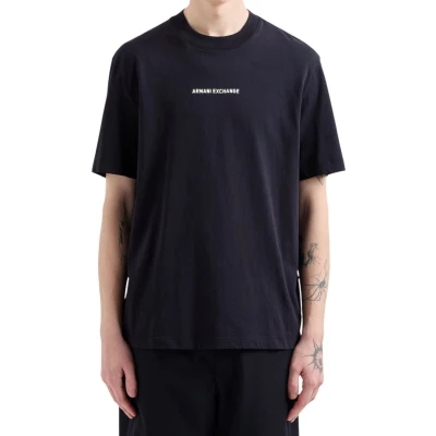 Afbeelding van Armani Exchange Tshirt print, Heren, Maat: XL, Deep navy