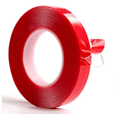 Afbeelding van Dubbelzijdig acrylplakband, extra sterk, 5 m, 12 mm, voor ledstrips, 220 V tot 14 hittebestendig, transparant, acryl, PET (5 m lang, mm breed, 1 dik)