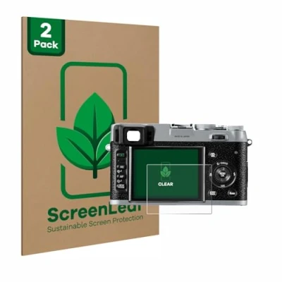 Afbeelding van ScreenLeaf Screenprotector voor Fujifilm FinePix X100 Duurzame schermbescherming Folie Beschermfolie transparant (2 Stuks)