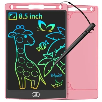 Afbeelding van JOEAIS LCD Schrijftablet 8,5 Inch Voor Kinderen, Draagbare Tekentafel Grafische Tablet Handschrift, Doodling En Tekenen, Perfect Speelgoedcadeau Jongens Meisjes (Roze)