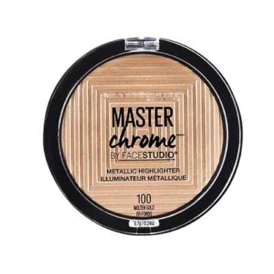 Afbeelding van MAYBELLINE FaceStudio Master Chrome Metallic Highlighter Molten Gold Or Fondu