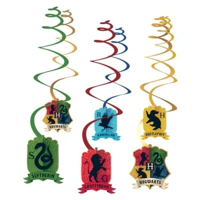 Afbeelding van Harry Potter Houses Swirl Dec