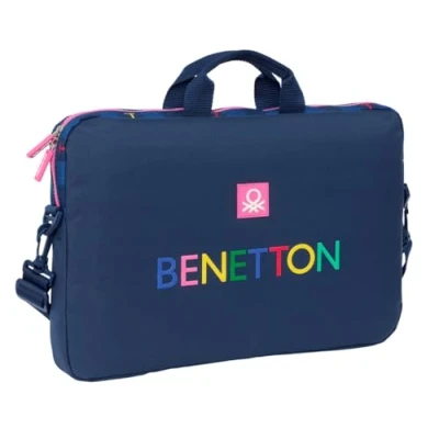 Afbeelding van Laptoptas Benetton Damero Marineblauw 40 x 27 4 cm