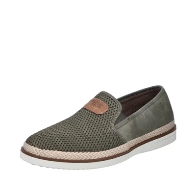 Afbeelding van Rieker Espadrilles, Heren, Maat: 45, Grün Textiel