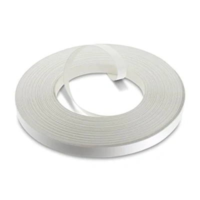 Afbeelding van WordPress® 15 mm Matwitte Melamine Voorgelijmd Fineer Kantenband Rol van 50 m Makkelijk Doe het Zelf op te Strijken Applicatie
