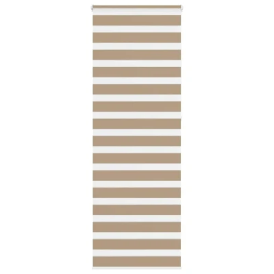 Afbeelding van vidaXL Zebra Blind 80x230 cm stofbreedte 75,9 polyester zandbruin