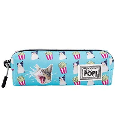 Afbeelding van Oh My Pop! Angry Cat etui, vierkant, HS