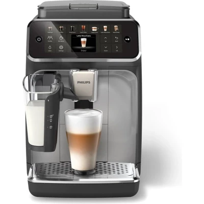 Afbeelding van Philips 4400 Series EP4446/70 Volautomatisch Espressoapparaat 12 Verschillende Dranken Zwart/Zilver