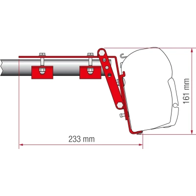 Afbeelding van Fiamma Roof Rail Per Stuk