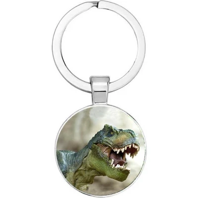 Afbeelding van Akyol Dinosaurus Sleutelhanger Dino Dinosauriër T rex Keychain verjaardag jongens cadeau