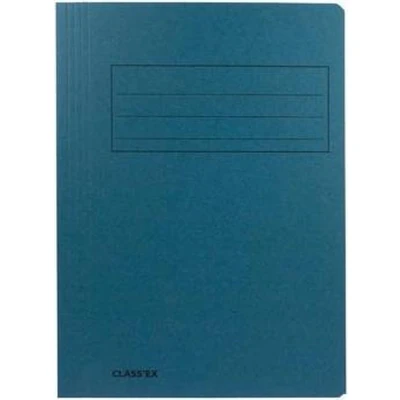 Afbeelding van Class&#039;ex dossiermap, 3 kleppen ft 23,7 x 32 cm (voor A4), blauw dossiermap