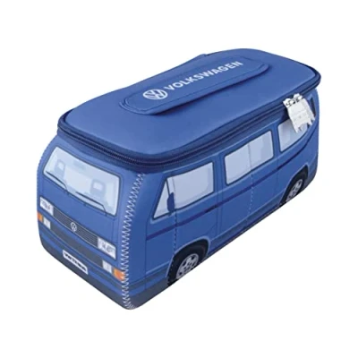 Afbeelding van Toilettas Volkswagen VW T3 (derde generatie) bus kleur : blauw maat Large