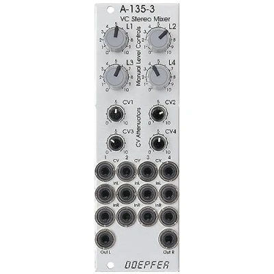 Afbeelding van Doepfer A 135 3 VC Stereo Mixer modular synthesizer