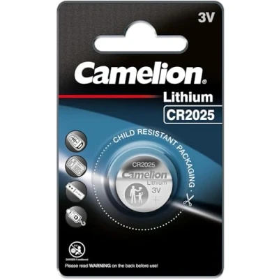 Afbeelding van Camelion Lithium Batterij CR2025 1stuk(s) 3V 0.15Ah 4260033152770